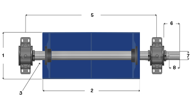 pulley drawing Martin Elite Series conveyor pulley drawing