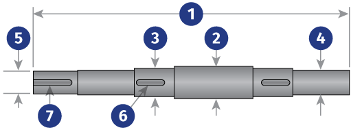 shaft-chart Martin shaft drawing