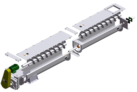 Screw conveyor system